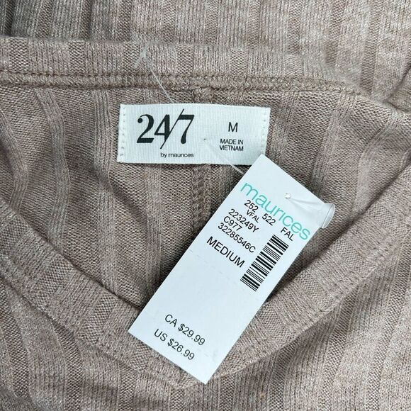 Maurices Dakota Top Women's 24/7 V Neck Comfort Casaul Long Sleeve Dolman Shirt - Picture 14 of 15